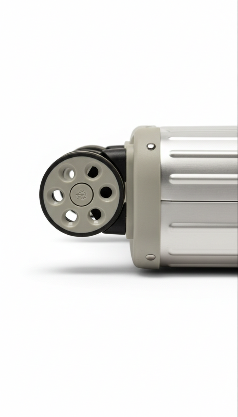 Rimowa Original Check-In L suitcase in silver.