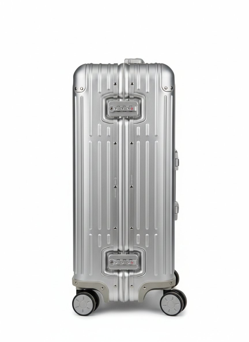 Rimowa Original Check-In M suitcase in silver. Medium size